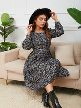 Women’s Everyday Floral Print Longsleeve Dress