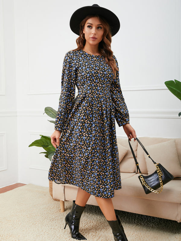 Women’s Everyday Floral Print Longsleeve Dress