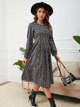 Women’s Everyday Floral Print Longsleeve Dress