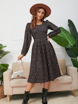 Women’s Everyday Floral Print Longsleeve Dress
