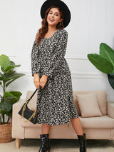 Women’s Everyday Floral Print Longsleeve Dress