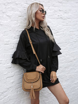 Women’s Stylish Hoodie Dress With Fashionable Sleeves