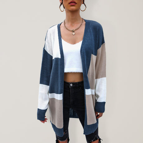 Women's Knit Colorblock Cardigan
