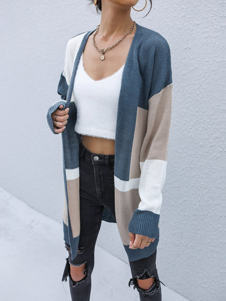 Women's Knit Colorblock Cardigan