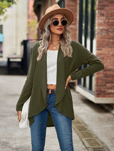 Women’s Solid Color Essential Open Front Cardigan
