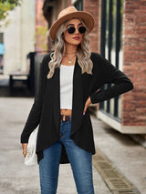 Women’s Solid Color Essential Open Front Cardigan