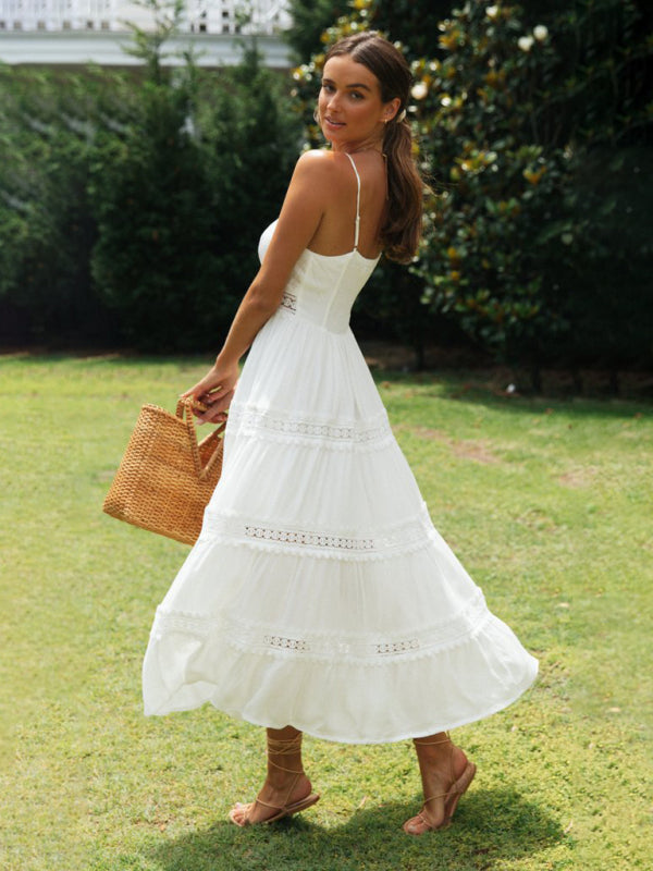 Women's Lace Cami Maxi Dress
