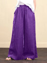 Women's High Waist Linen Pants