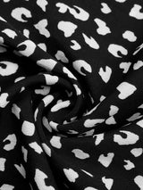 Women's Leopard-print Flared Pull-on Pants
