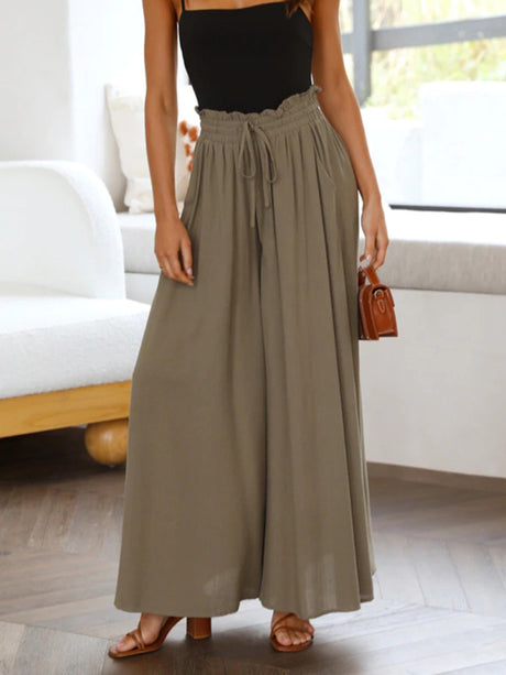 Casual wide-leg explosive style loose casual fashion trousers