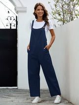 Women's Solid Color The Rompers Overalls