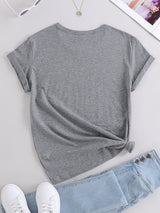 Women's Easter He Has Risen Graphic Crew Neck Tee