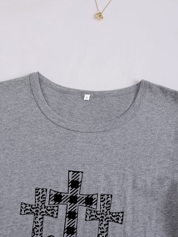 Women's Easter He Has Risen Graphic Crew Neck Tee
