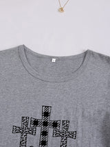 Women's Easter He Has Risen Graphic Crew Neck Tee