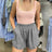 All-match casual high-waist loose cotton linen wide-leg pantsSizing: True to size Material composition: 95% polyester, 5% spandex Material: Polyester Pattern: Self design Season: Spring-Summer Style: Bohemia Weight: 220 g All-match casual high-waist loose