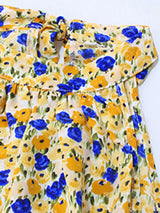 Women's Cotton Printed Halter Mini Dress