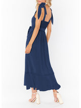 Women's Elegant and Fashionable Commuter Slit French High-end Sense Dress