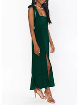 Women's Elegant and Fashionable Commuter Slit French High-end Sense Dress