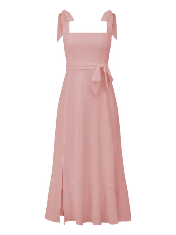 Women's Elegant and Fashionable Commuter Slit French High-end Sense Dress