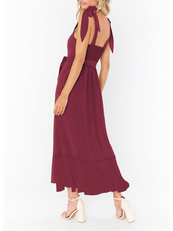 Women's Elegant and Fashionable Commuter Slit French High-end Sense Dress