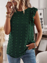 Falbala Shirt Women's Fashionable Elegant Tops.