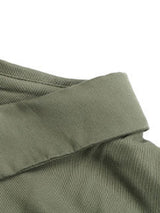 Women's Solid Color Short Sleeve Shirtdress
