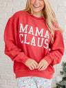 Women's New Christmas Cartoon Pattern Printed Casual Round Neck Sweatshirt