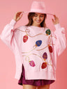 New women's Christmas sequined long-sleeved pullover sweatshirt