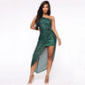 Women's Sequin Sexy Irregular Dress